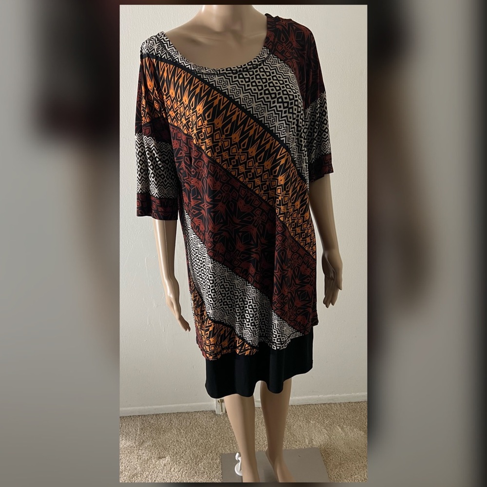 Covington Multi Print Dress